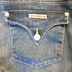 Hudson Collin Flap skinny ankle blue jeans